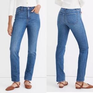 Madewell Stovepipe Full-Length High-Rise Jeans in Styler Wash size 29 x 33